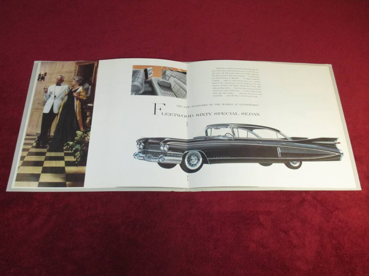 ** CADILLAC 1959 Showa era 34 large size catalog envelope attaching **