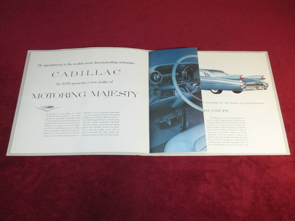 ** CADILLAC 1959 Showa era 34 large size catalog envelope attaching **