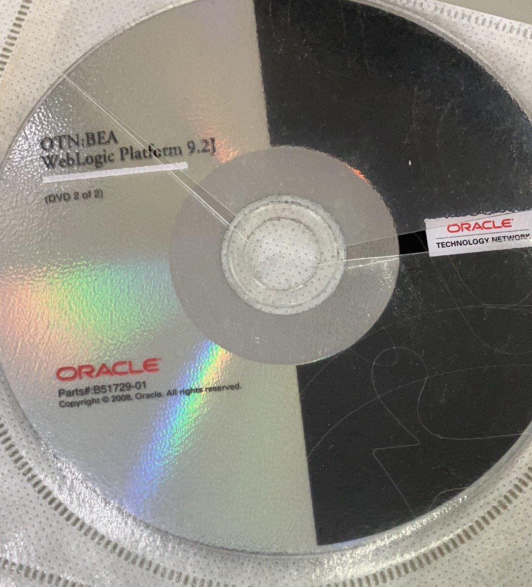 2YXS0051★現状品★Oracle weblogic platform9.2/10.2/Database10g/License Keys/System Monitoring Plug-Ins&Management 8枚セット_画像4