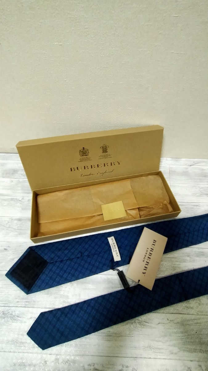 定価14000円 新品 タグ付き 新品未使用 BURBERRY バーバリー ネクタイ_画像4