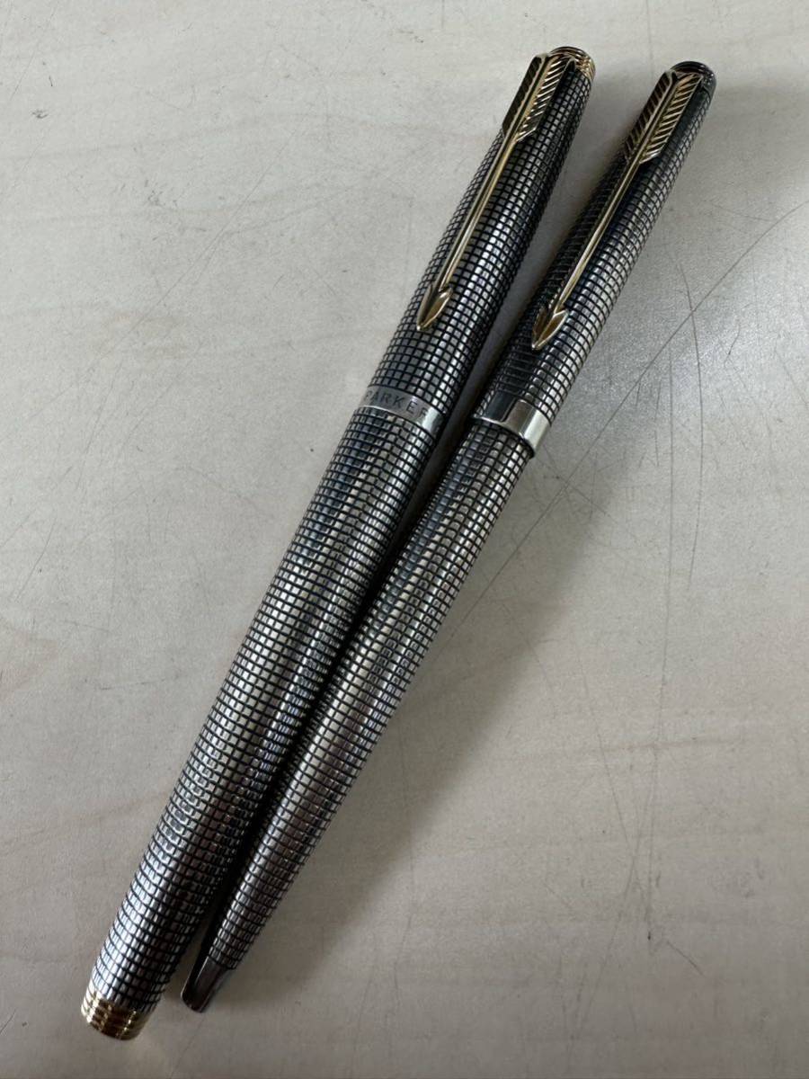 印象のデザイン PARKER パーカー SILVER スターリングシルバー 万年筆