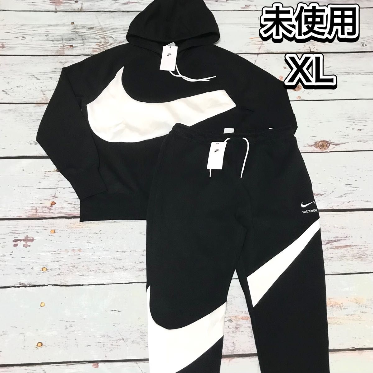 新品未使用品】NIKE ビッグスウォッシュテック フリース 新品未使用品】NIKE ビッグスウォッシュテック フリース