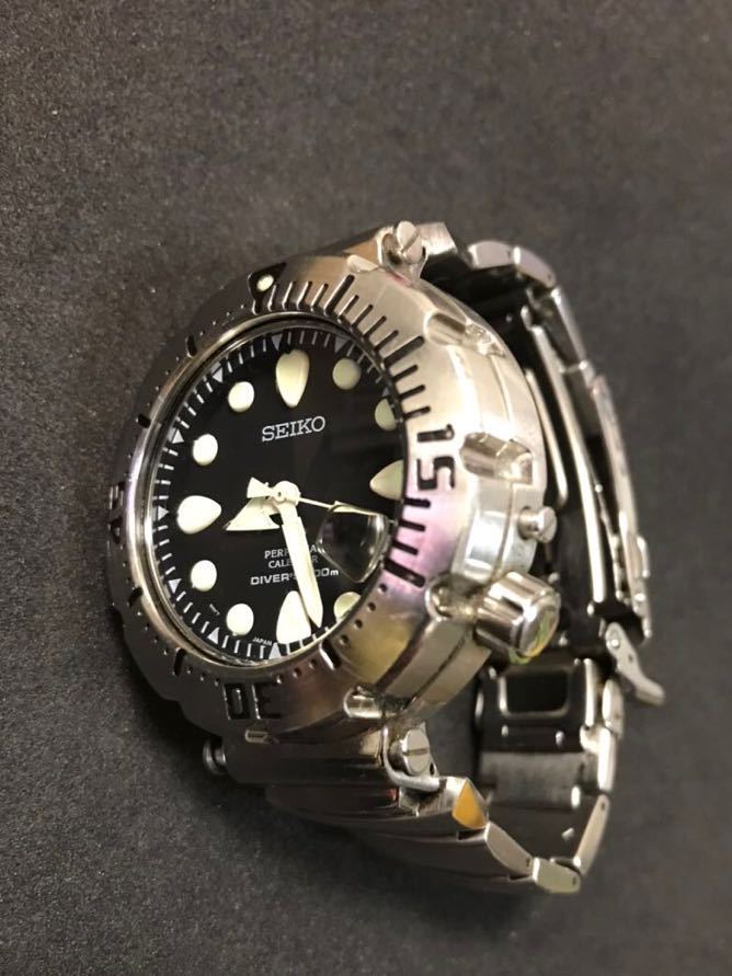 SEIKOセイコーダイバーウォッチ8F35-0019 Perpetual Calendar SEIKOセイコーダイバーウォッチ8F35-0019 Perpetual Calendar