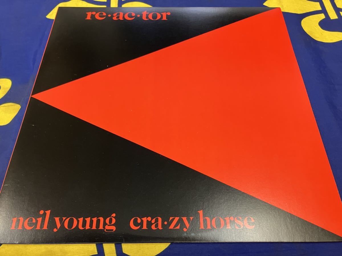 Neil Young★中古LP国内盤「ニール・ヤング～リアクター」_画像1