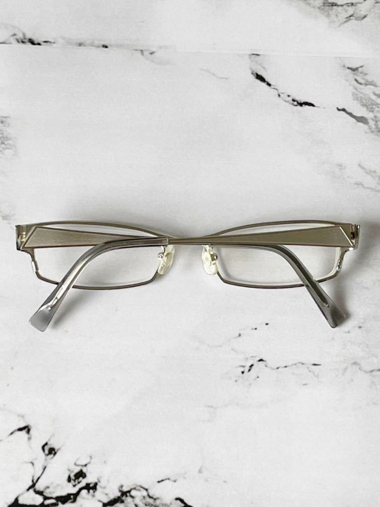 LARIQUE LA-248 ラリック フォックス型 シルバー 眼鏡 良品