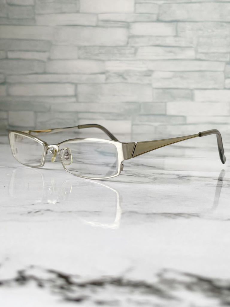LARIQUE LA-248 ラリック フォックス型 シルバー 眼鏡 良品