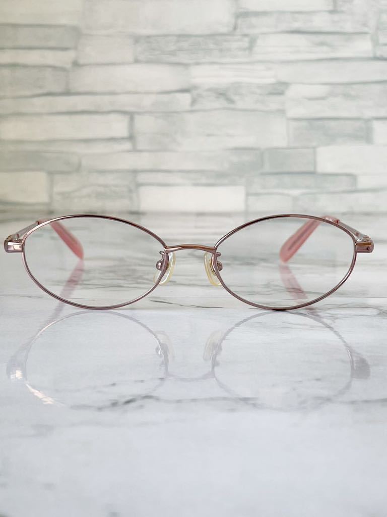 SEIKO SE4006 セイコー オーバル型 ピンク 眼鏡 良品_画像7