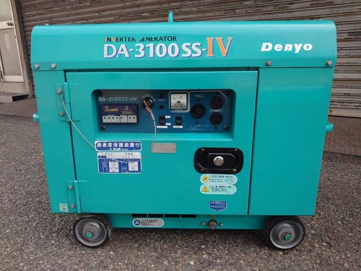 (即決)デンヨー・発電機・インバータ・eモード・DA-3100SS-IV・ディーゼル・1414時間・水冷式