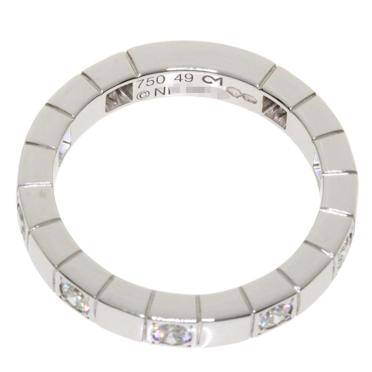 CARTIER カルティエ ラニエール ハーフ ダイヤモンド #49 リング・指輪
