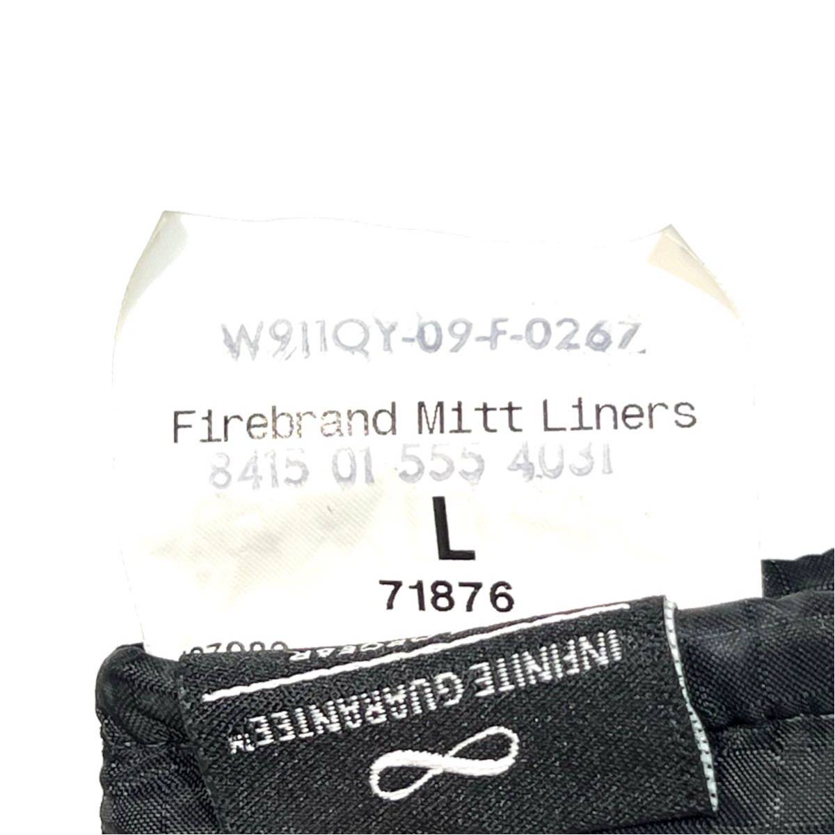 OUTDOOR RESEARCH Firebrand Mitts Liners L/BK (検 米軍実物 放出品 アウトドアリサーチ ミトングローブライナー インナー 陸上自衛隊_画像4