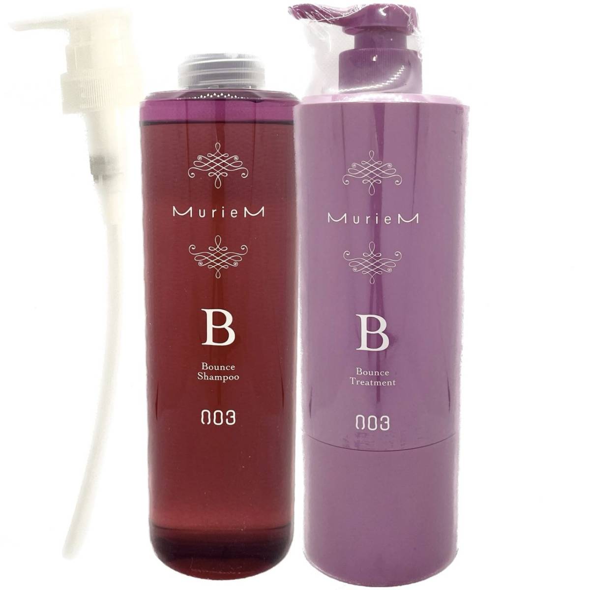 【全国送料無料・新品・未使用】003★NUMBER THREE★ナンバースリー★MurieM★ミュリアム★シャンプー B 660ml + トリートメント B 620g