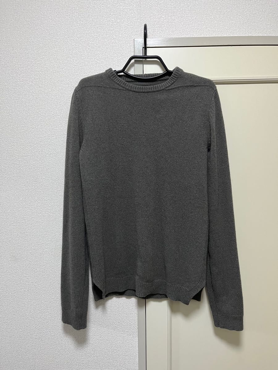 Rick Owens BIKER ROUND NECK グレーカラー DUST | noonanwaste.com