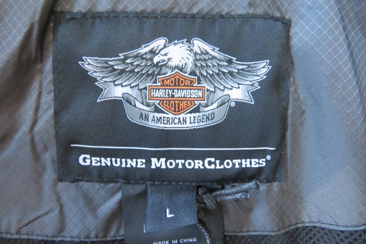 HARLEY-DAVIDSON　ナイロンジャケット　97576-16MV　グレー　Lサイズ　ハーレーダビッドソン　★新品未使用品★純正品★