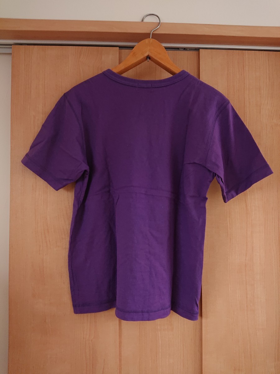 ユニクロ 半袖 Tシャツ 紫 パ―プル S_画像3