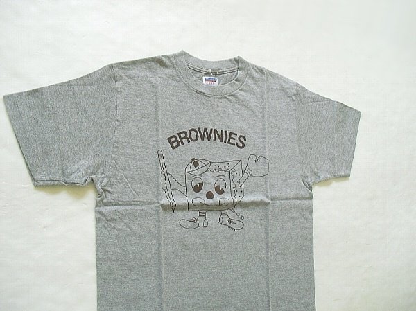 Lot.33005　クルーネックＴシャツ/BROWNIES（ダブルワークス）@Mサイズ　コットン100%　丸胴　ウエアハウス　絶版品　デッドストック _画像8