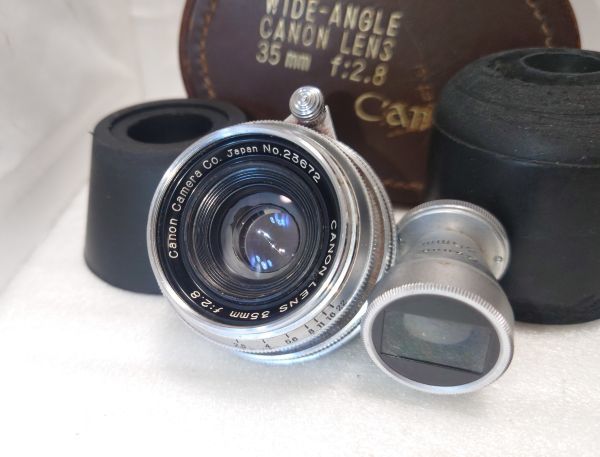 希少!超美品セットCANON キヤノン 35mm F2.8 Lマウント☆完動品☆ www
