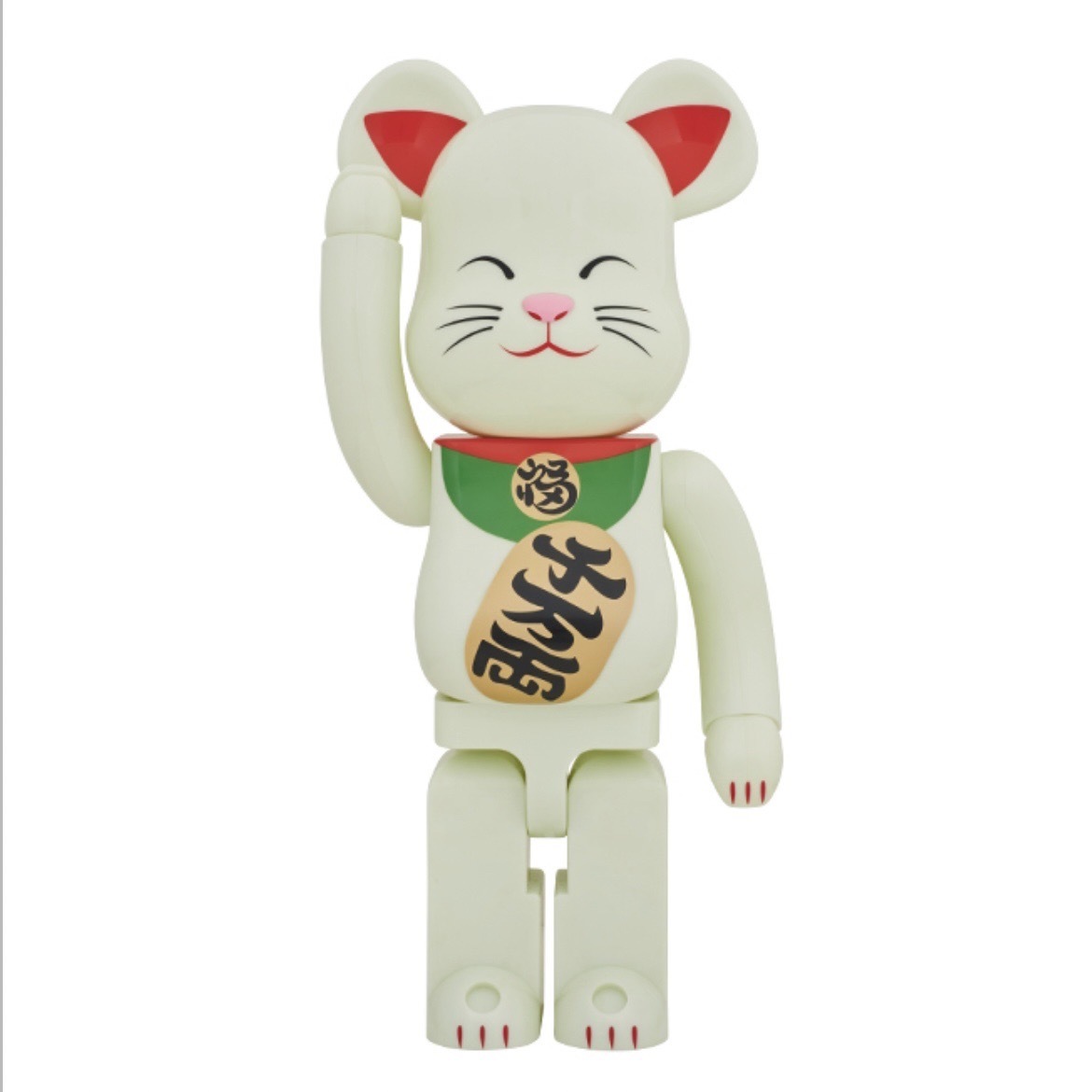 MEDICOM TOY BE@RBRICK 招き猫 蓄光 1000% メディコムトイ ベア