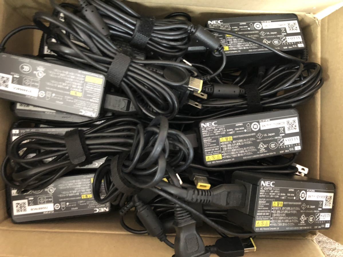 【返品?交換対象商品】 NEC 12個セット 20V JX ー 中古品 ACアダプタ 純正品 2.25A NEC 【返品?交換対象商品】 NEC 12個セット 20V JX ー 中古品 ACアダプタ 純正品 2.25A NEC