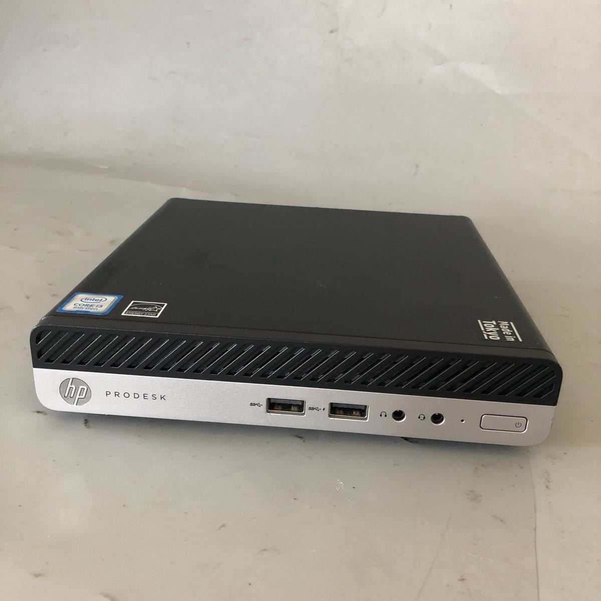 JXDT192【ジャンク】HP ProDesk 400 G4 DM/i3-8100T/ メモリ:8GB /HDD: なし/ BIOS確認済