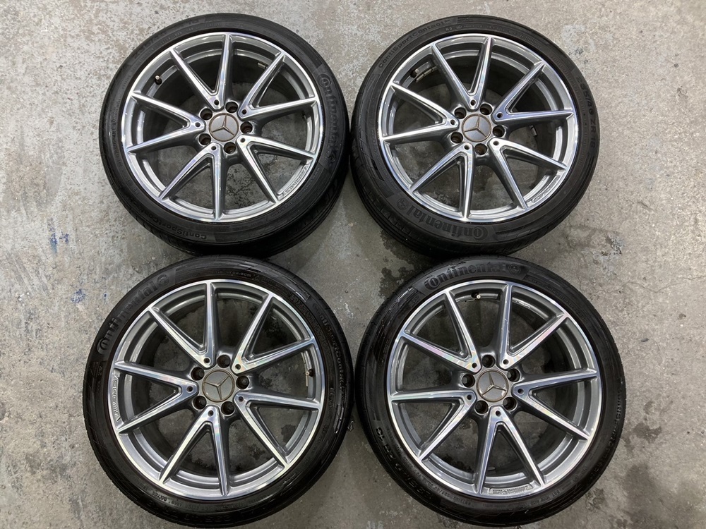 美品 ガリ傷なし A45 CLA45 W176 W117 後期 純正 ホイール 美品 ガリ傷なし A45 CLA45 W176 W117 後期 純正 ホイール