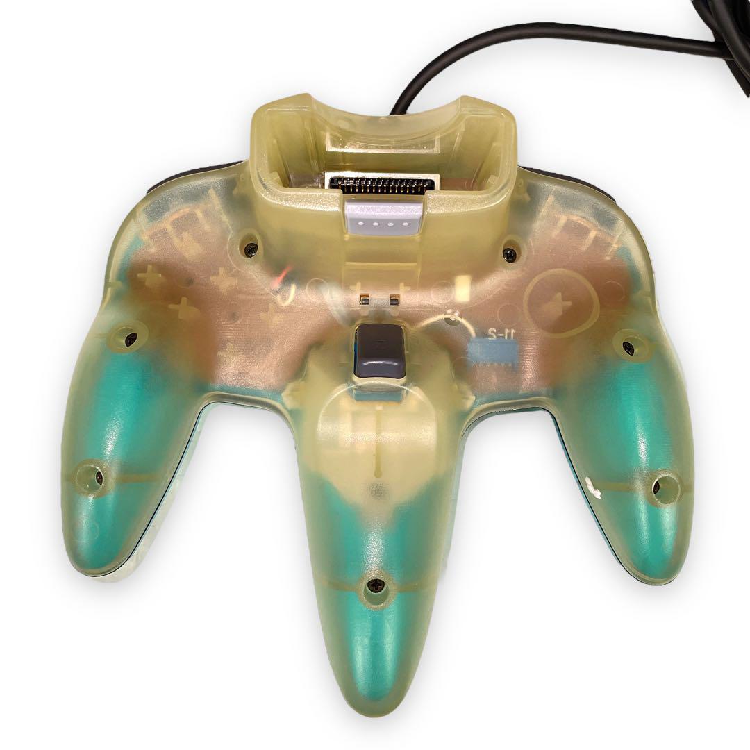 ヤフオク! - 極美品 旧世代ゲーム機本体 NINTENDO 64 クリア...