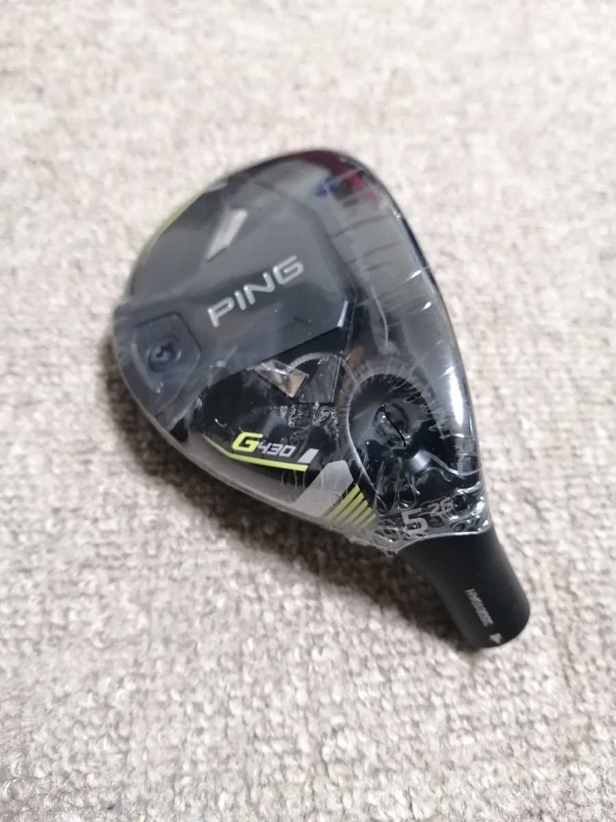 ピン G430 ハイブリッド ヘッド単品 5HB 26° ヘッドカバー無
