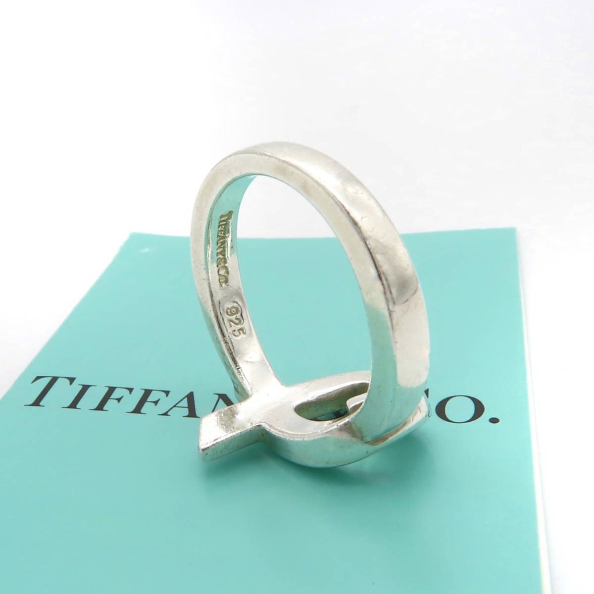 【送料無料】 美品 Tiffany&Co. ティファニー ラビングハート シルバー リング 指輪 10.5号 SV925 MH29_画像5