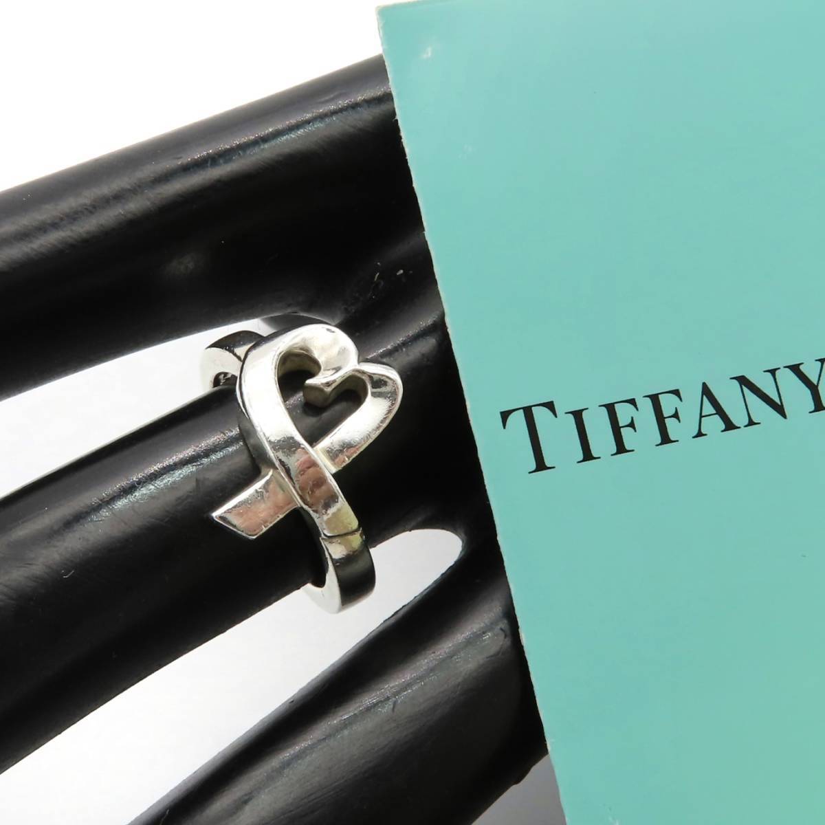 【送料無料】 美品 Tiffany&Co. ティファニー ラビングハート シルバー リング 指輪 10.5号 SV925 MH29_画像3