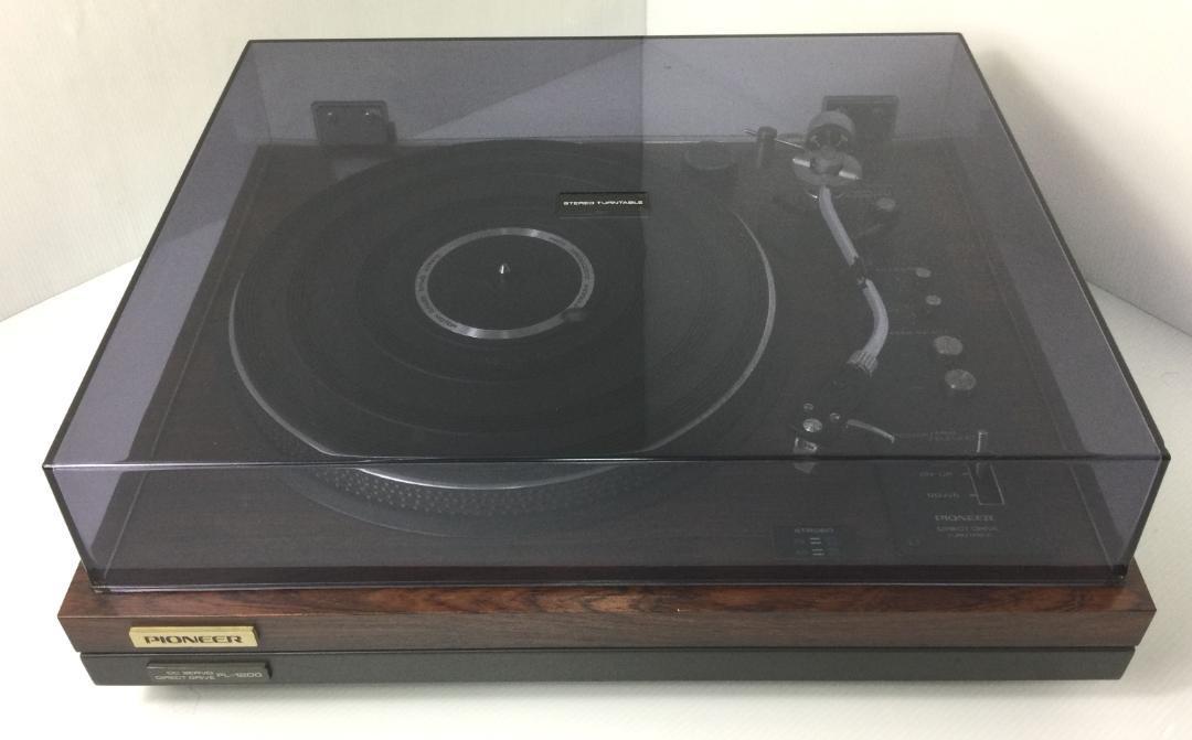 美品☆Pioneer パイオニア PL-1200 ターンテーブル カートリッジ付-