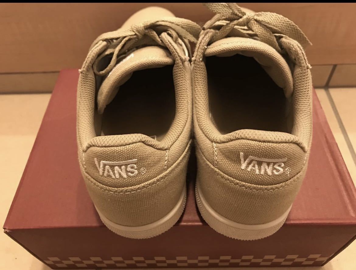 【美品】VANS ヴァンズ SURFACE サーフェイス V2129CVS ベージュ スニーカー 23cm レディース　バンズ シューズ_画像2