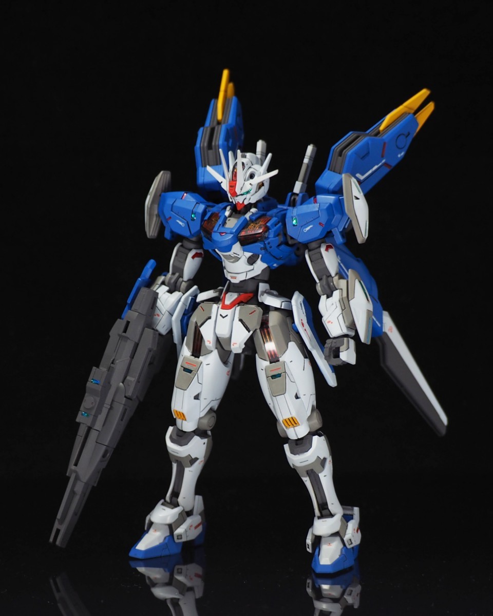 ビッグ割引 hgガンダムエアリアル改修型 塗装完成品 プラモデル