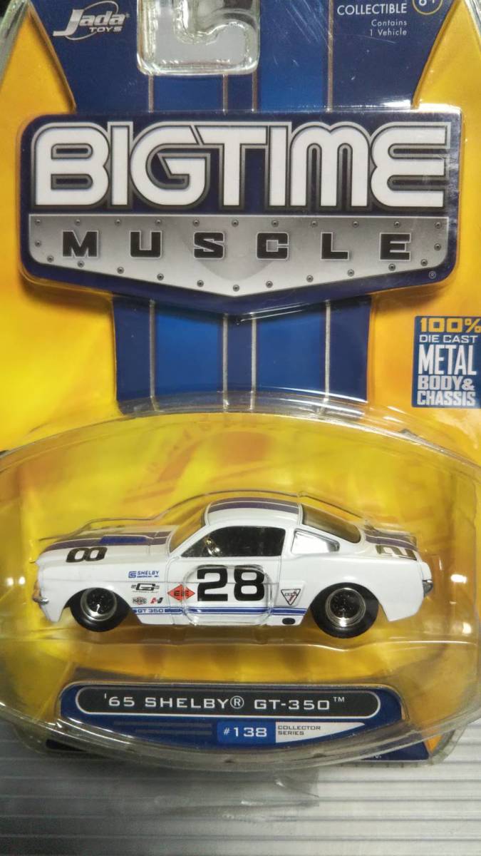 Jada toys 1/64 BIG TIME MUSCLE '65 SHELBY GT-350 シェルビー GT350_画像1