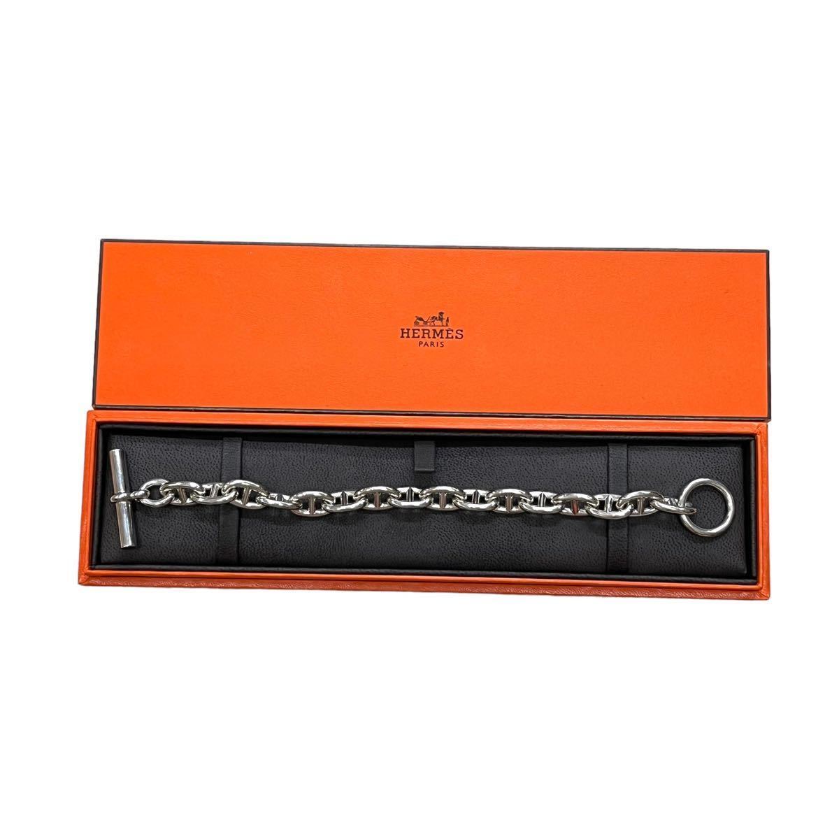 高級 箱タグ付き HERMES エルメス シェーヌダンクルMM 16コマ 高級 箱タグ付き HERMES エルメス シェーヌダンクルMM 16コマ