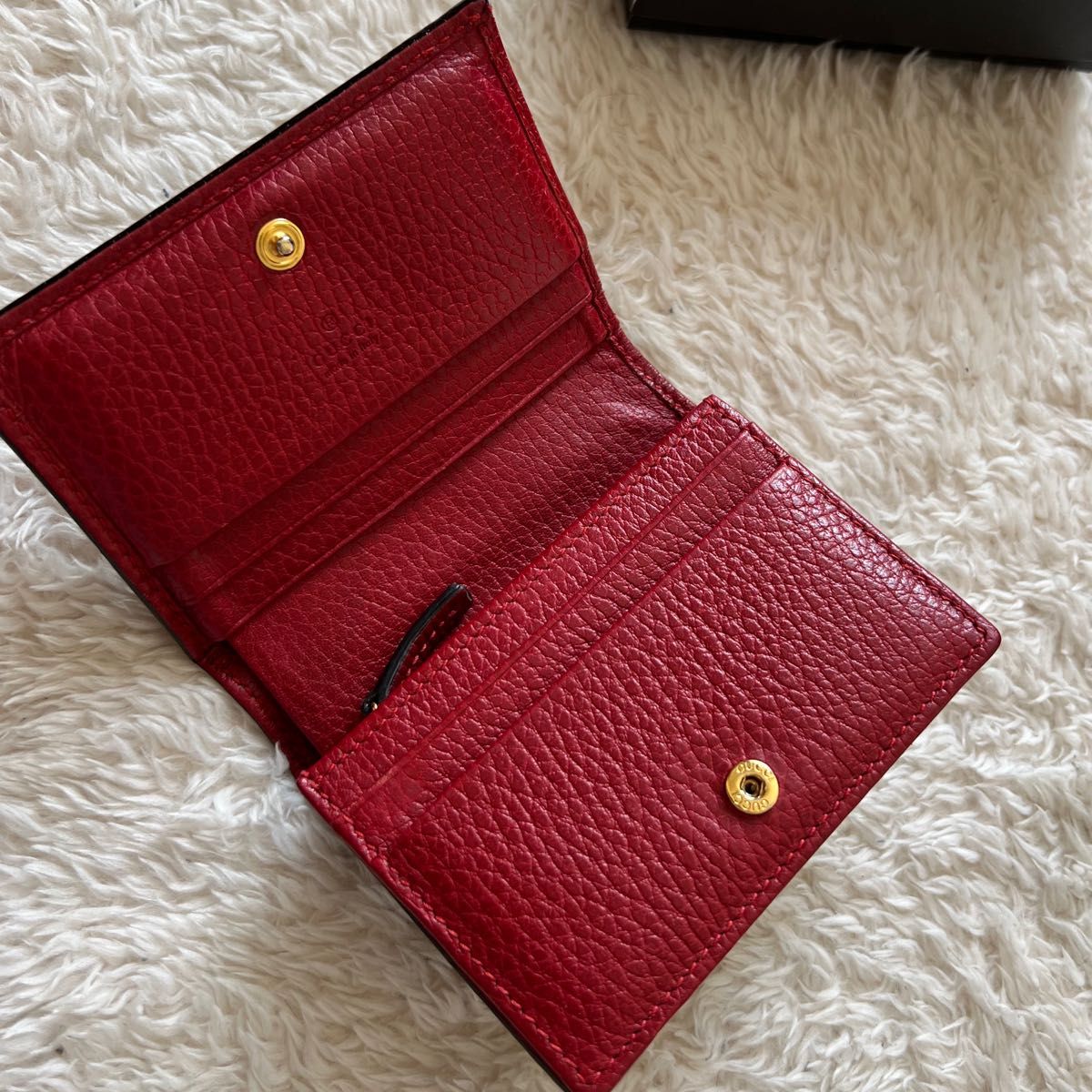 686 極上美品 GUCCI グッチ 2つ折り財布 マーモント|二つ折り財布 686 極上美品 GUCCI グッチ 2つ折り財布 マーモント|二つ折り財布