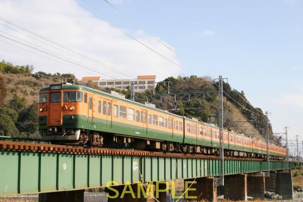 ☆90～00年代鉄道12jpgCD[115系静岡車3・6連(東海道本線由比～興津、島田～金谷、袋井～磐田、鷲津～新所原～二川)]☆_DP22317