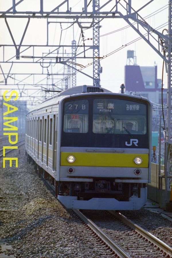 ☆90～00年代鉄道9jpgCD[中央・総武線103系低運転台車・201・205系(新小岩・本八幡・下総中山駅)]☆_DP1615