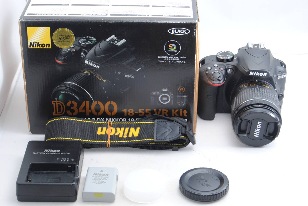 Nikon D3400 18-55 VR レンズキット BLACK-