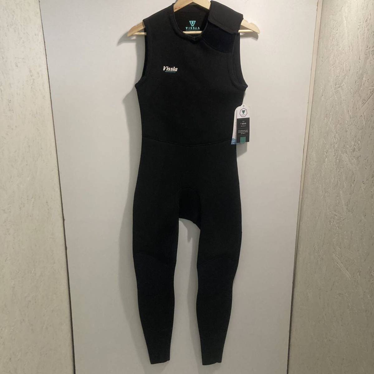 2023 Новый мужской майк Vissla Long John L 7 Seas 2/2 Long John 2mm Wetsuit Blk Blk Blac