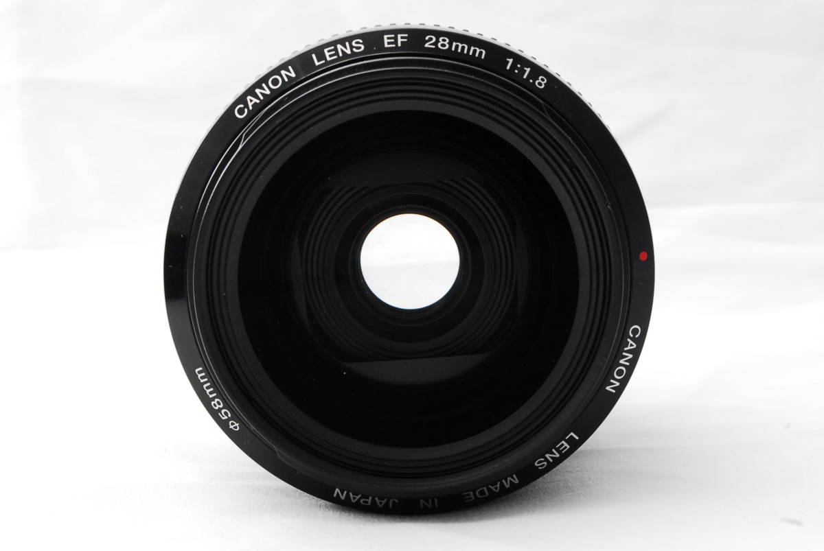 極上美品!!>Canon キヤノン 単焦点レンズ EF28mm F1.8 USM フル