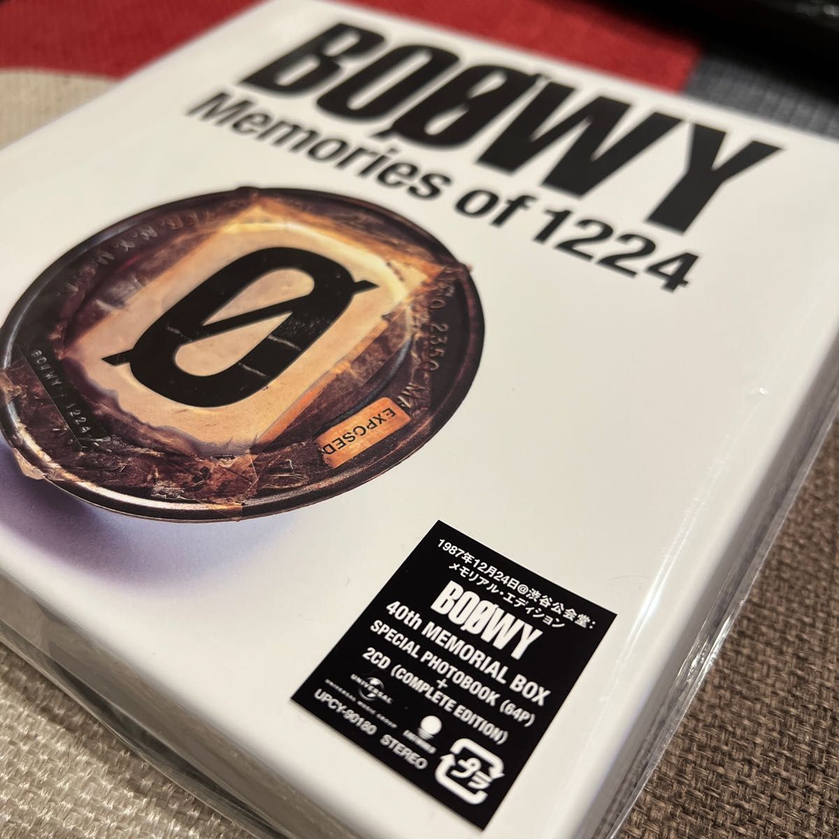 BOOWY Memories of 1224 新品未開封CD//氷室京介/布袋寅泰/DVD BOOWY Memories of 1224 新品未開封CD//氷室京介/布袋寅泰/DVD