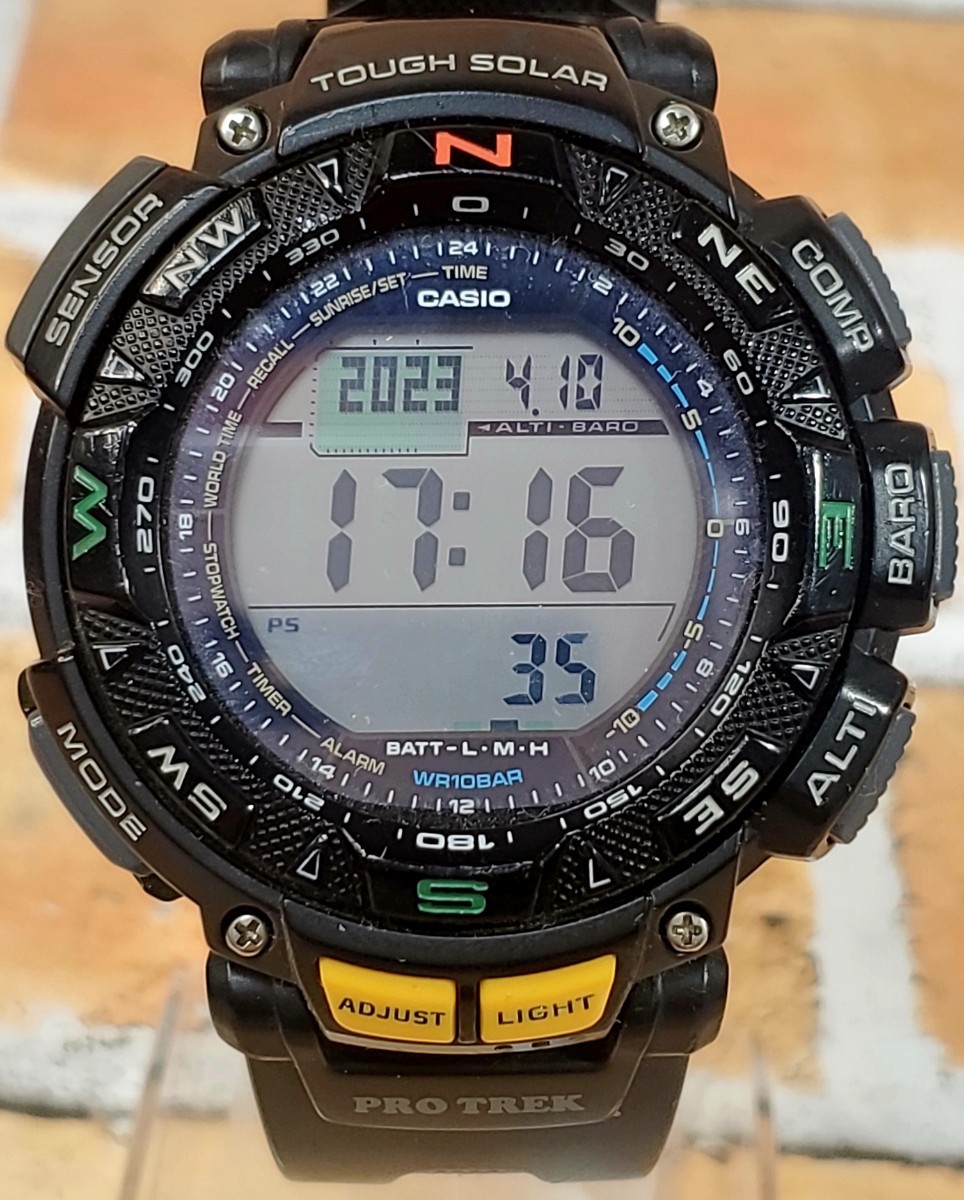 激レア CASIO カシオ PRO TREK プロトレック PRG-240 タフソーラー