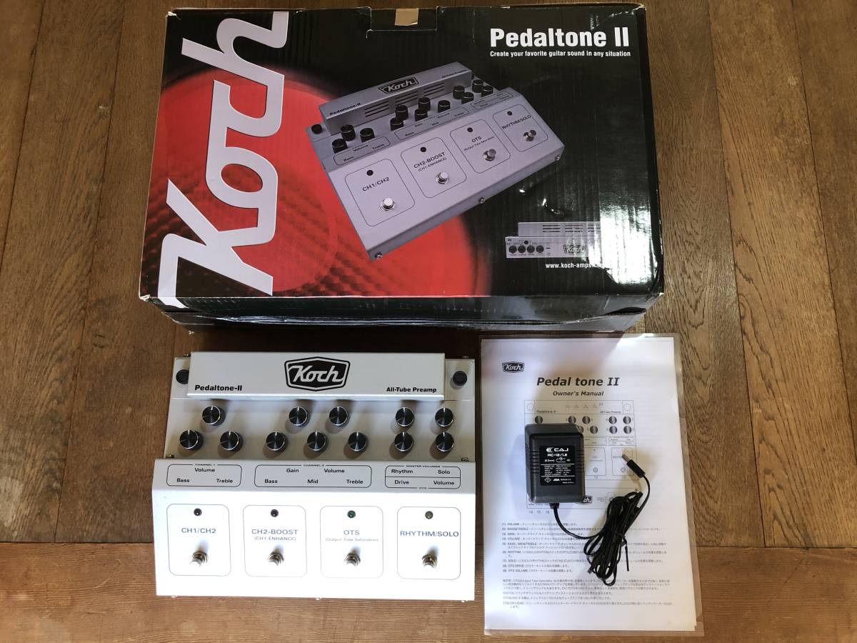 Koch Pedaltone II PDT-4 コッホ ペダルトーン2 真空管プリアンプ 正規