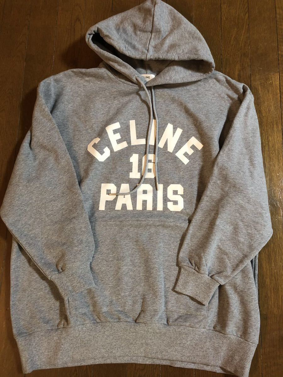 数々のアワードを受賞】 celine セリーヌ パーカー メンズ グレー