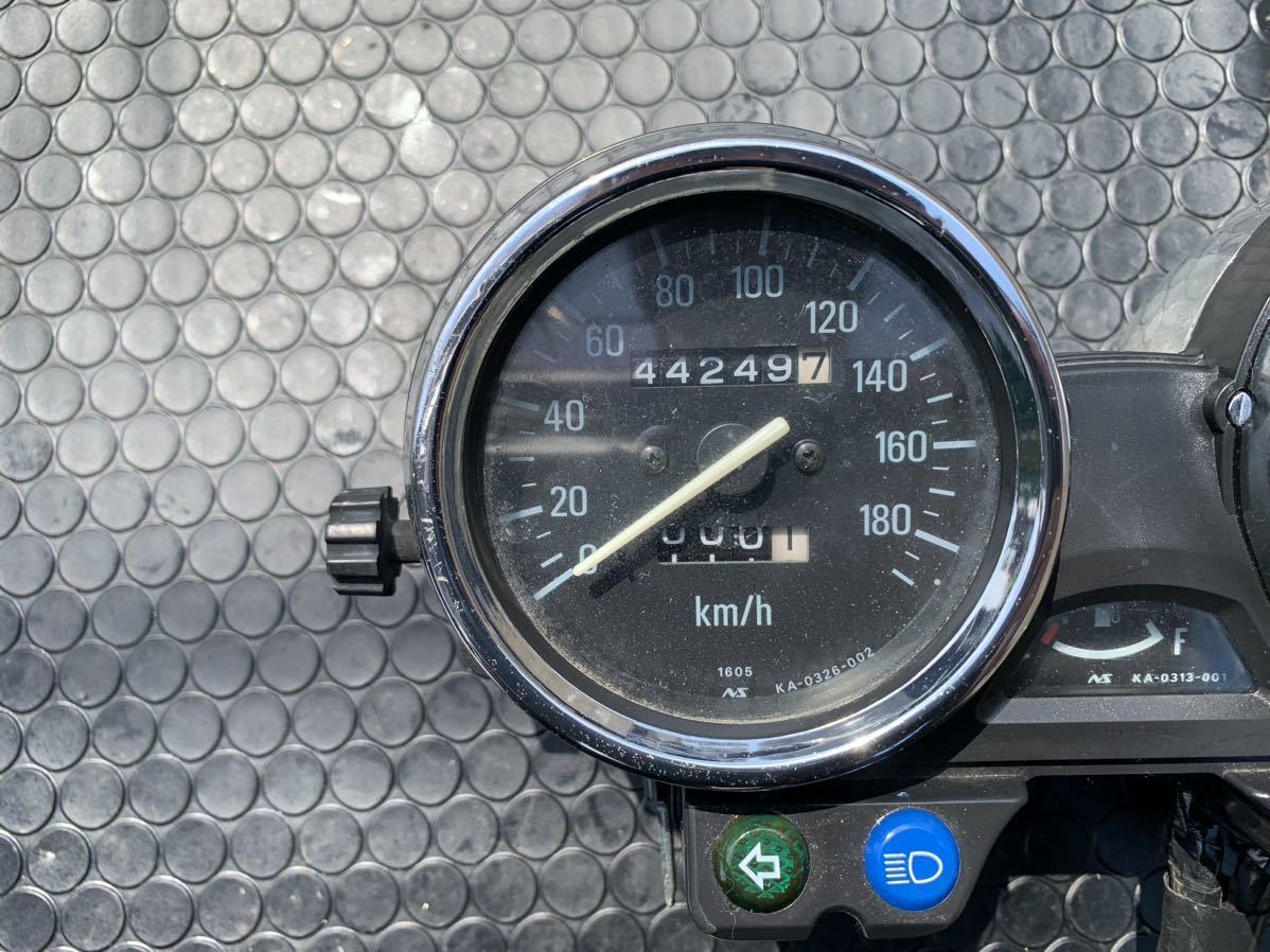 超極上 実動 ゼファーχ 美品 メーター ゼファー400χ ゼファー400