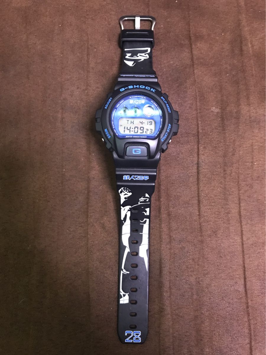 希少 used品 箱付き CASIO G-SHOCK gショック 鉄人28号 50周年記念モデル ブラック 光プロダクション 漫画 アニメ 三つ目 DW-6900BT28-9JF_画像3