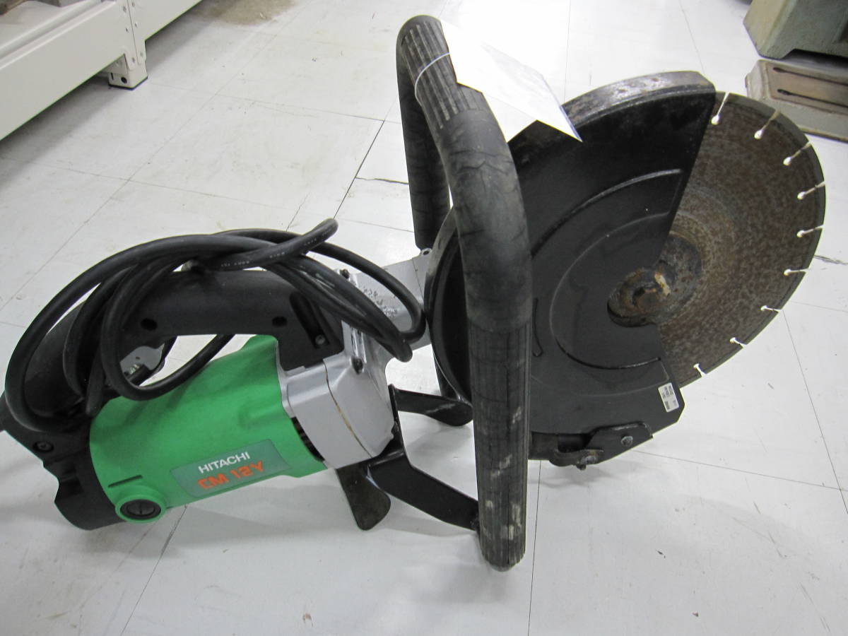 ◇ HITACHI 305mm カッタ CM12Y コンクリートカッター 電動 ◇ HITACHI 305mm カッタ CM12Y コンクリートカッター 電動