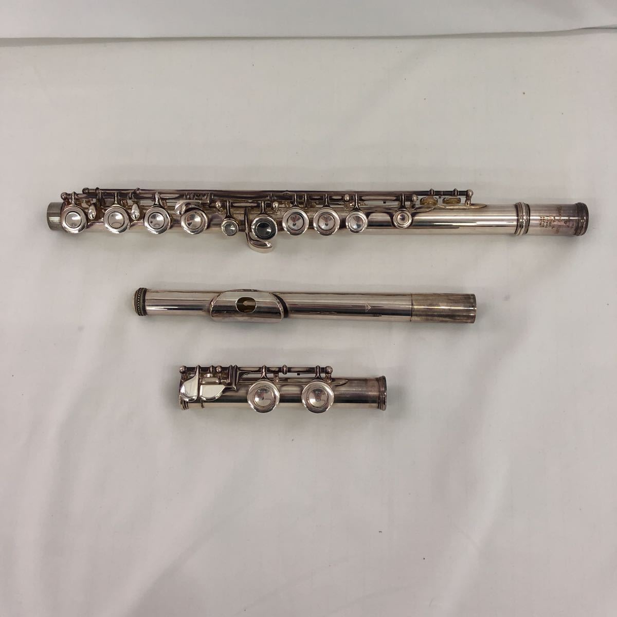 緑林シリーズ SANKYO 三響 フルート ETUDE 頭部管925銀製 ジャンク