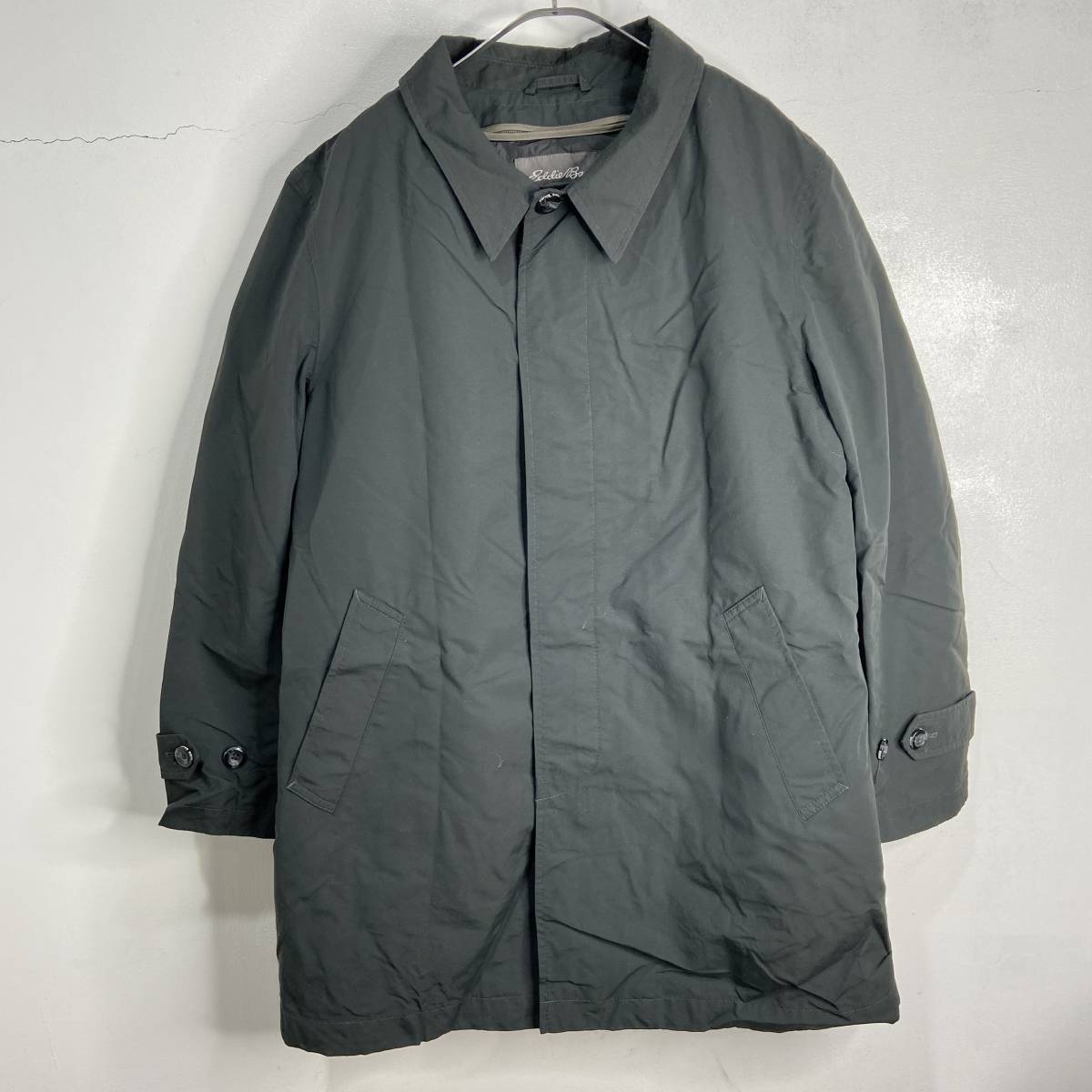 ☆送料無料☆Eddie Bauer☆２in1ダウンライナー付きステンカラーコート☆M☆EB650フィルパワーダウン☆D23