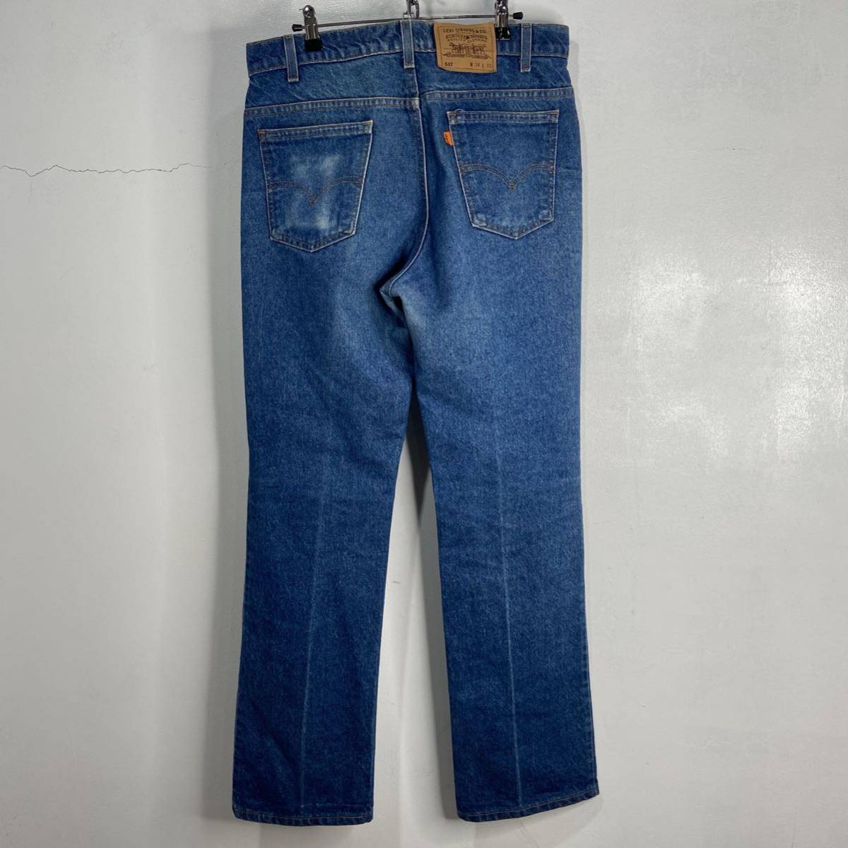 ☆送料無料☆ Levi's☆517☆フレアデニムパンツ☆USA製☆W34L31☆90s☆_画像10