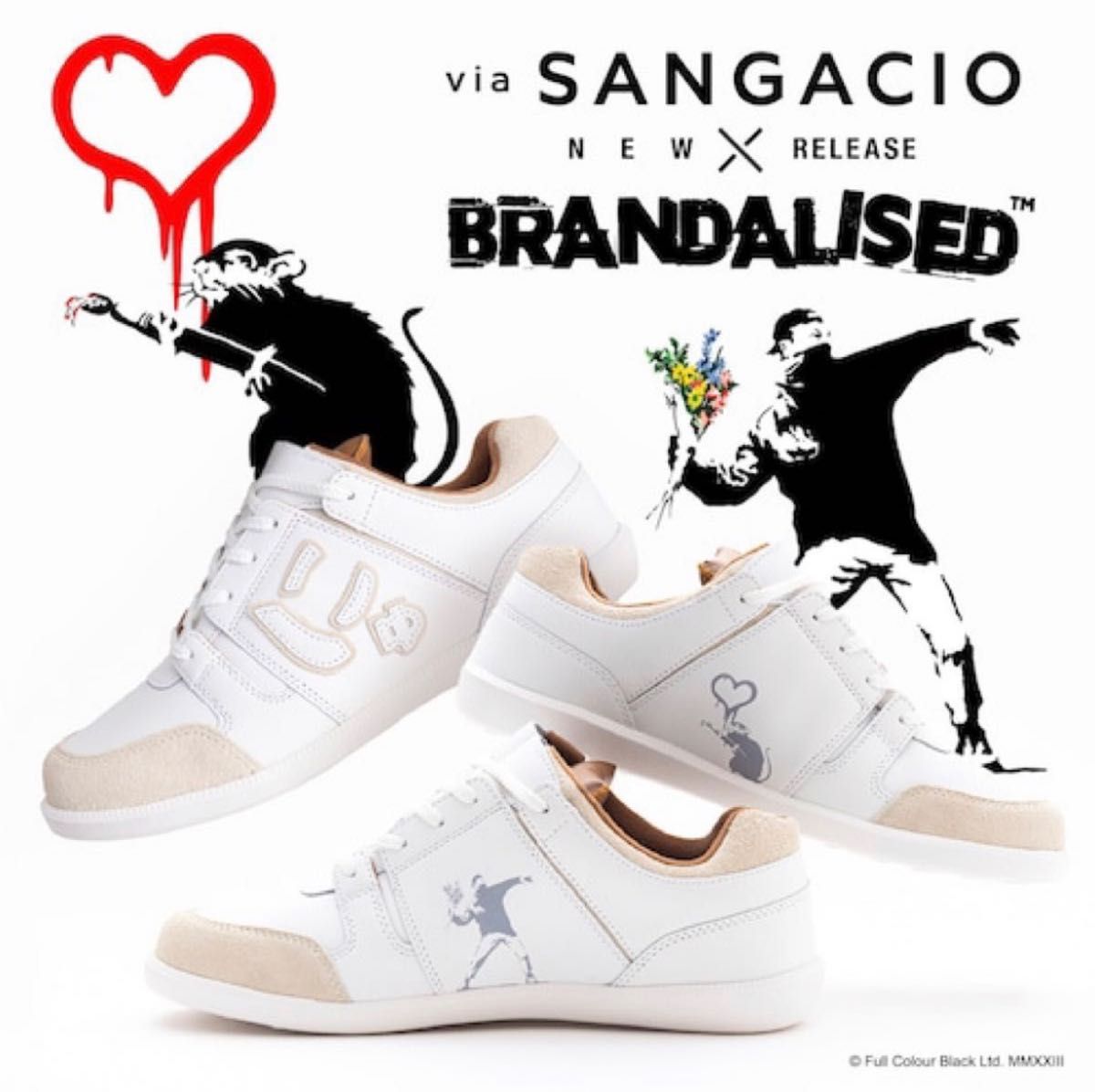 24cmにゅ~ずcom『Brandalised』バンクシーコラボスニーカー | www